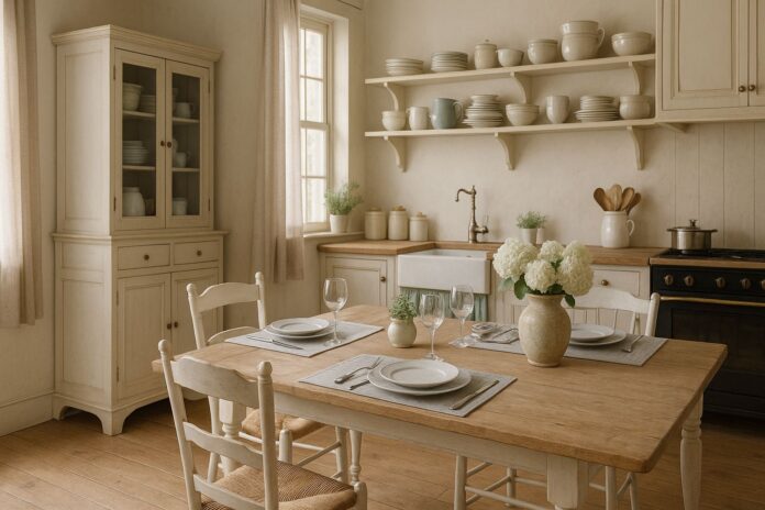 Arredamento cucina country chic